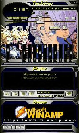 dbz winamp skins